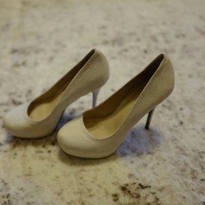 Cream White Pumps